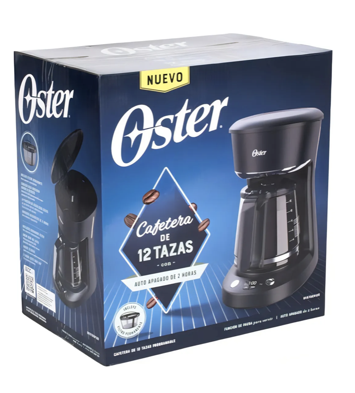 Cafetera Oster De 12 Tazas Con Indicador De Encendido