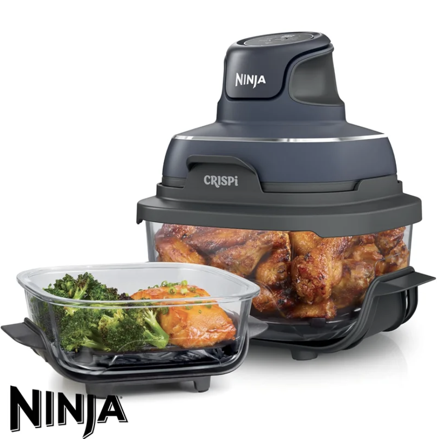 Freidora de Aire Ninja Crispi 1500 Watts + 3 Recipientes