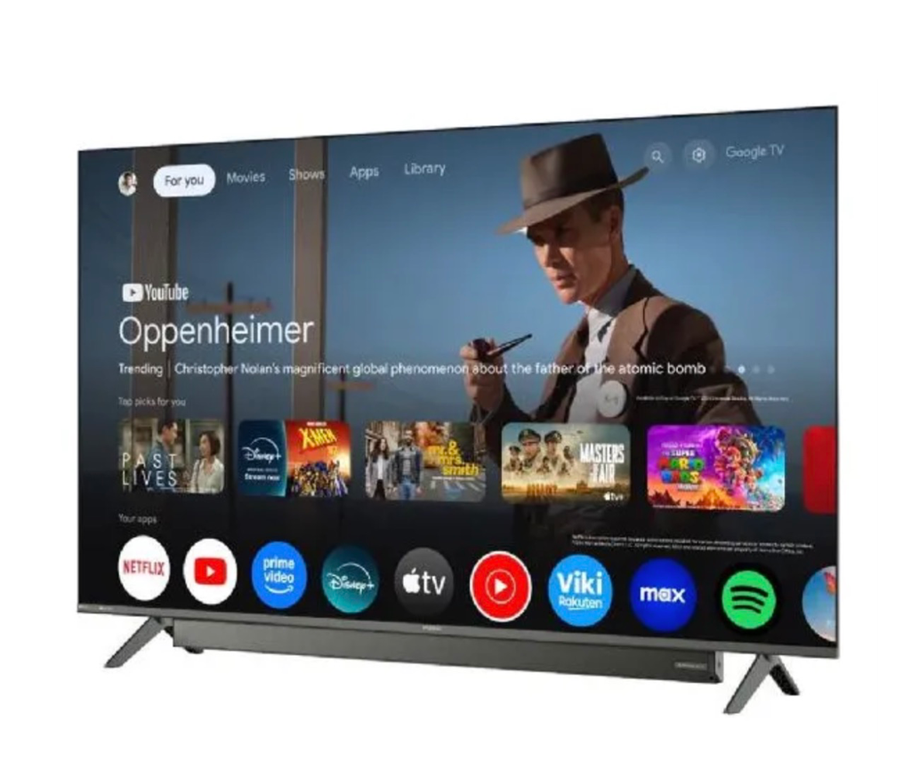 Televisor Hyundai 32 pulgadas google tv con barra de sonido incluida Promo Mundial
