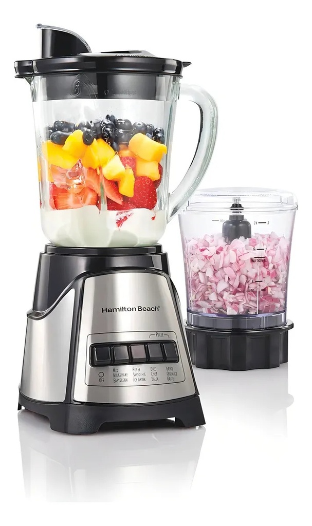 Licuadora y Picador de alimentos 2 en 1 Hamilton Beach