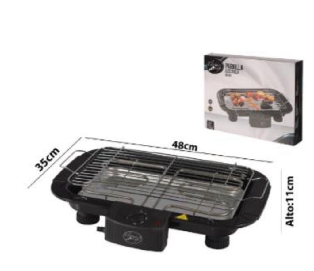 Asador Eléctrico, Electric Life, Color Negro