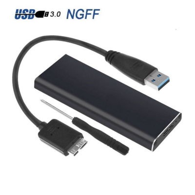 M.2 NGFF SSD SATA TO USB 3.0 External Enclosure Storage Case Adapter Cover Box
