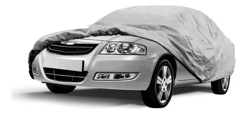 COBERTOR PARA AUTO IMPERMEABLE TALLA XL GRIS