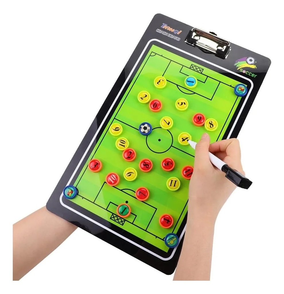 TABLERO TÁCTICO DE FUTBOL MAGNETICO PARA ENTRENAMIENTO