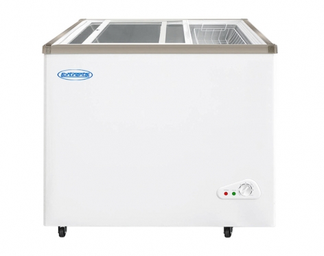 Congelador continental 268 litros tapa de vidrio