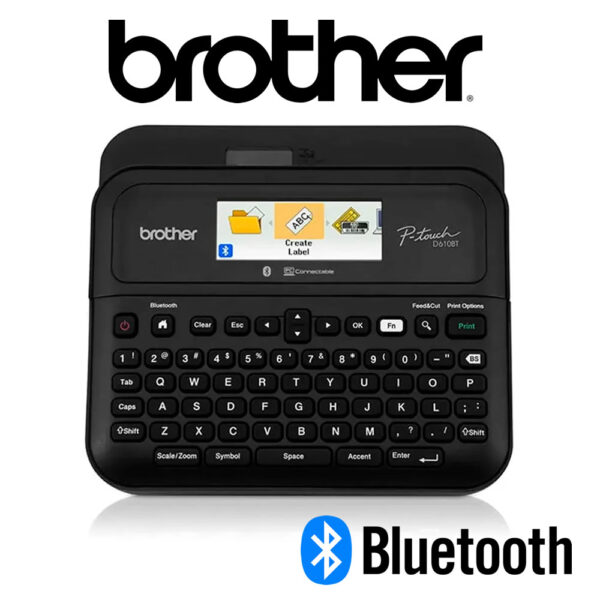 [Impresora Térmica de Etiquetas Adhesivas Portable Bluetooth Brother P-touch PT-D610BT] Impresora Térmica de Etiquetas Adhesivas Portable Bluetooth Brother P-touch PT-D610BT