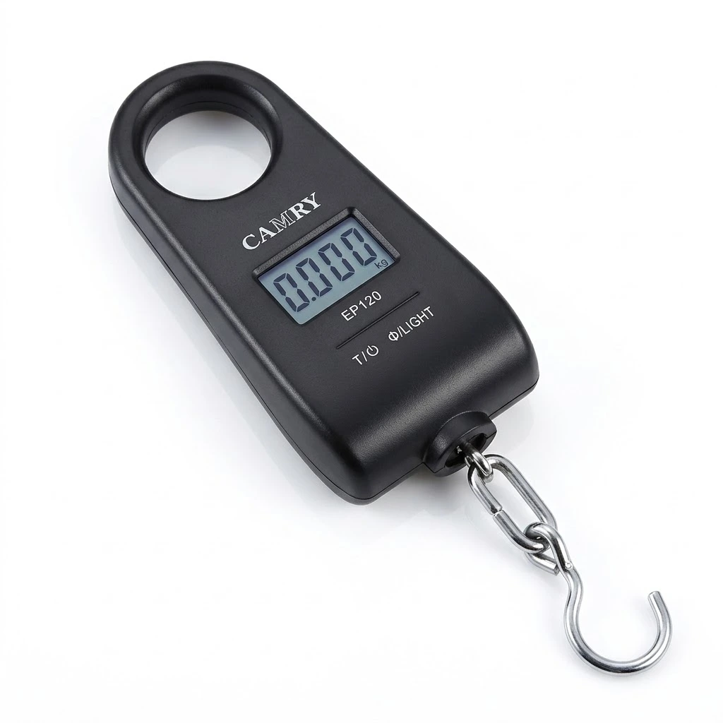 BALANZA DIGITAL PORTÁTIL DE GANCHO CAMRY EP120 (20 KG / 44 LB)