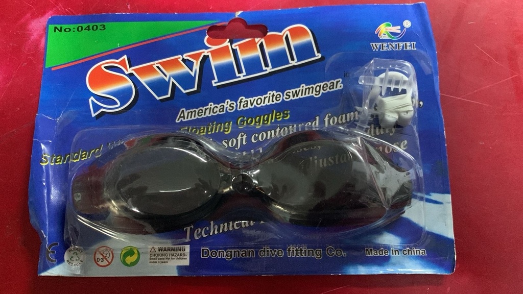 [542135AZNG] GAFAS NATACIÓN CLIP PARA NARIZ Y TAPONES DE OÍDO