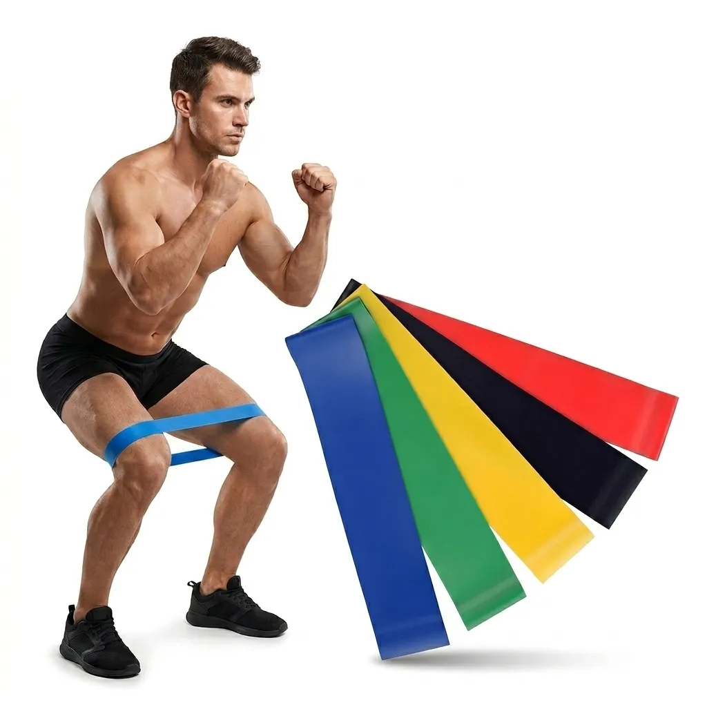 KIT DE 5 LIGAS/BANDAS DE RESISTENCIA PARA EL GYM