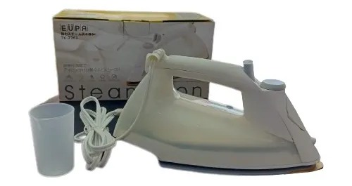 Plancha a Vapor con Rociador Eupa Blanco