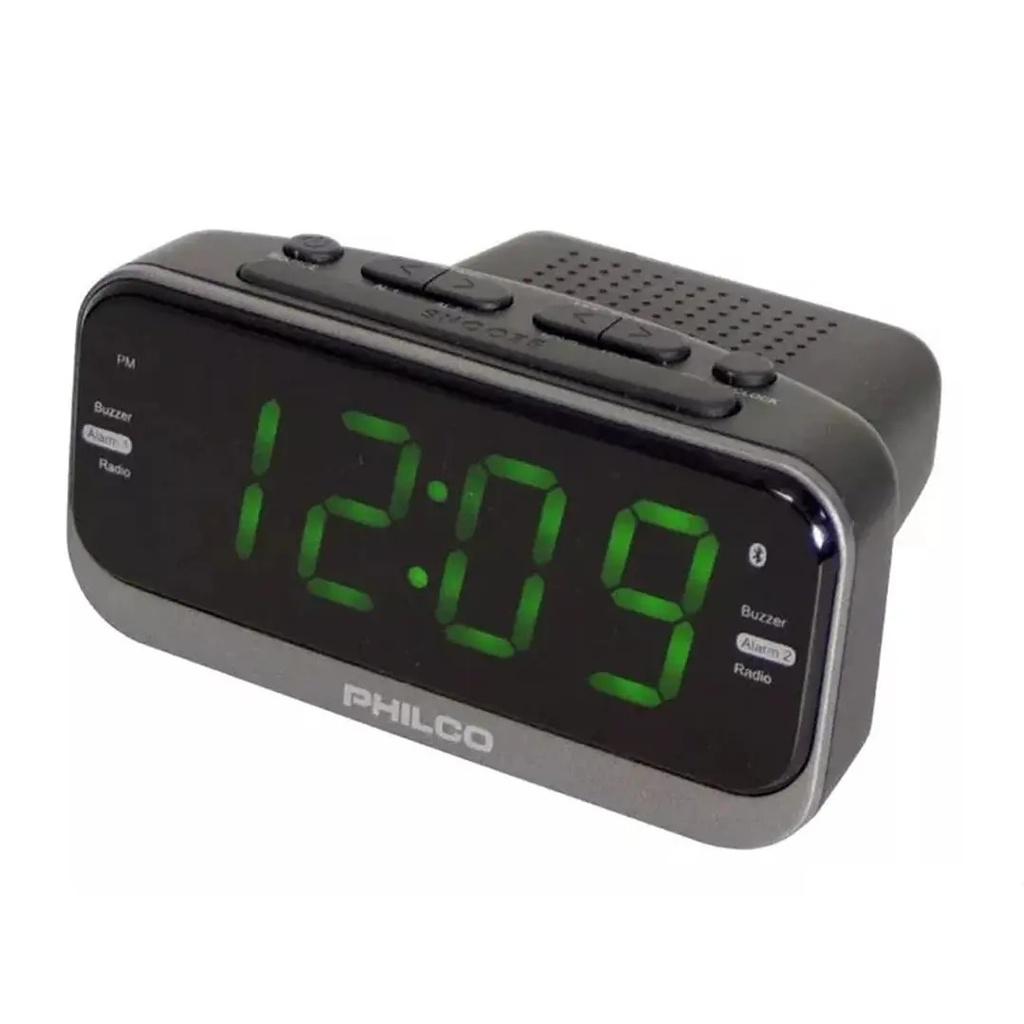 Radio Reloj Despertador Digital Philco