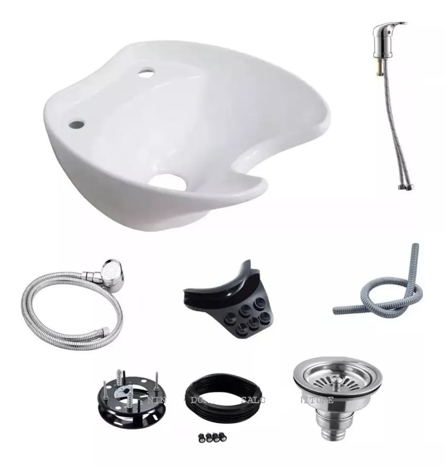 Lavacabezas Porcelana Cerámica Peluquería - blanco
