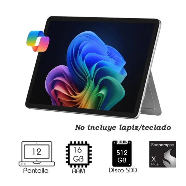 Microsoft Surface Pro 12 Copilot+ 12″ Snapdragon X Plus 16GB 512GB Win11