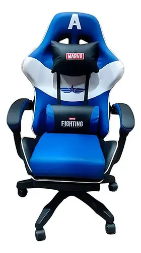Silla Gamer Marvo CH-25 AZUL REGRESO A CLASES