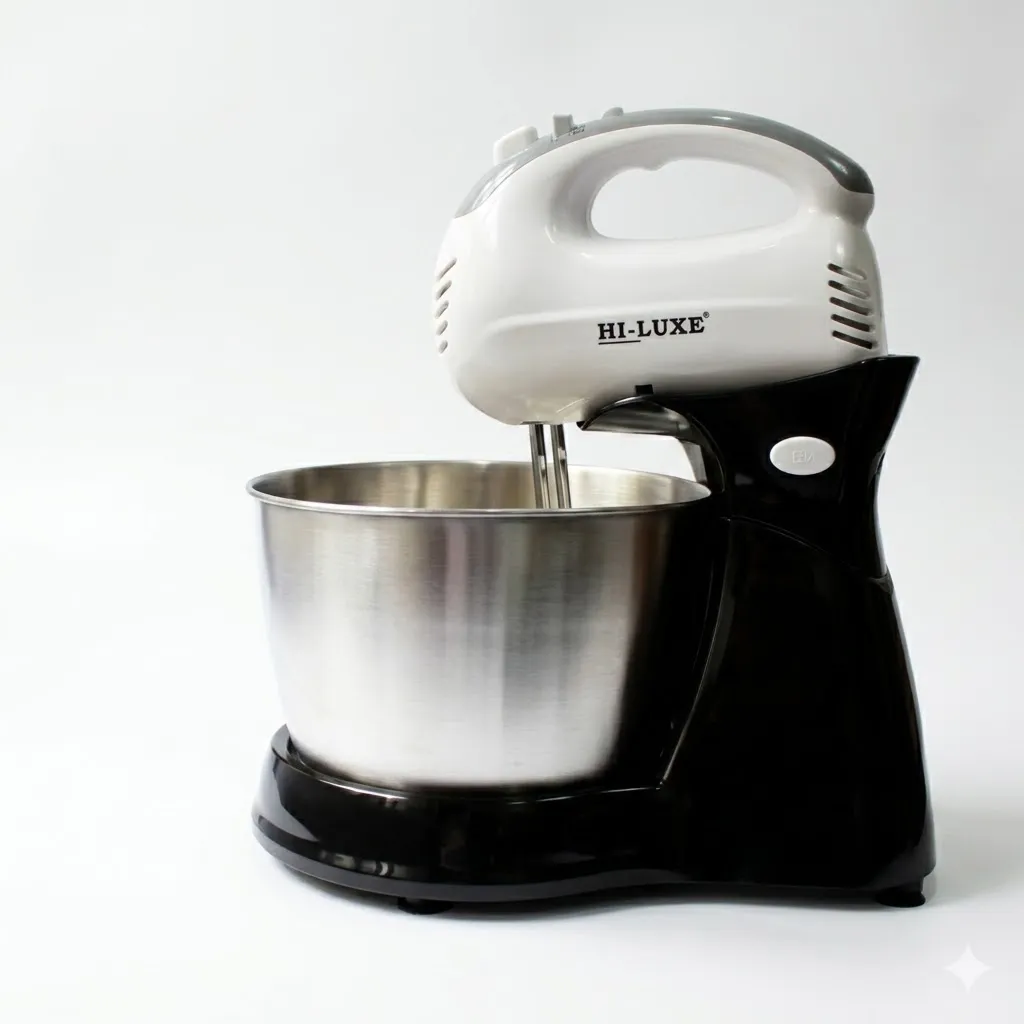 BATIDORA DE PEDESTAL Y MANUAL HI-LUXE