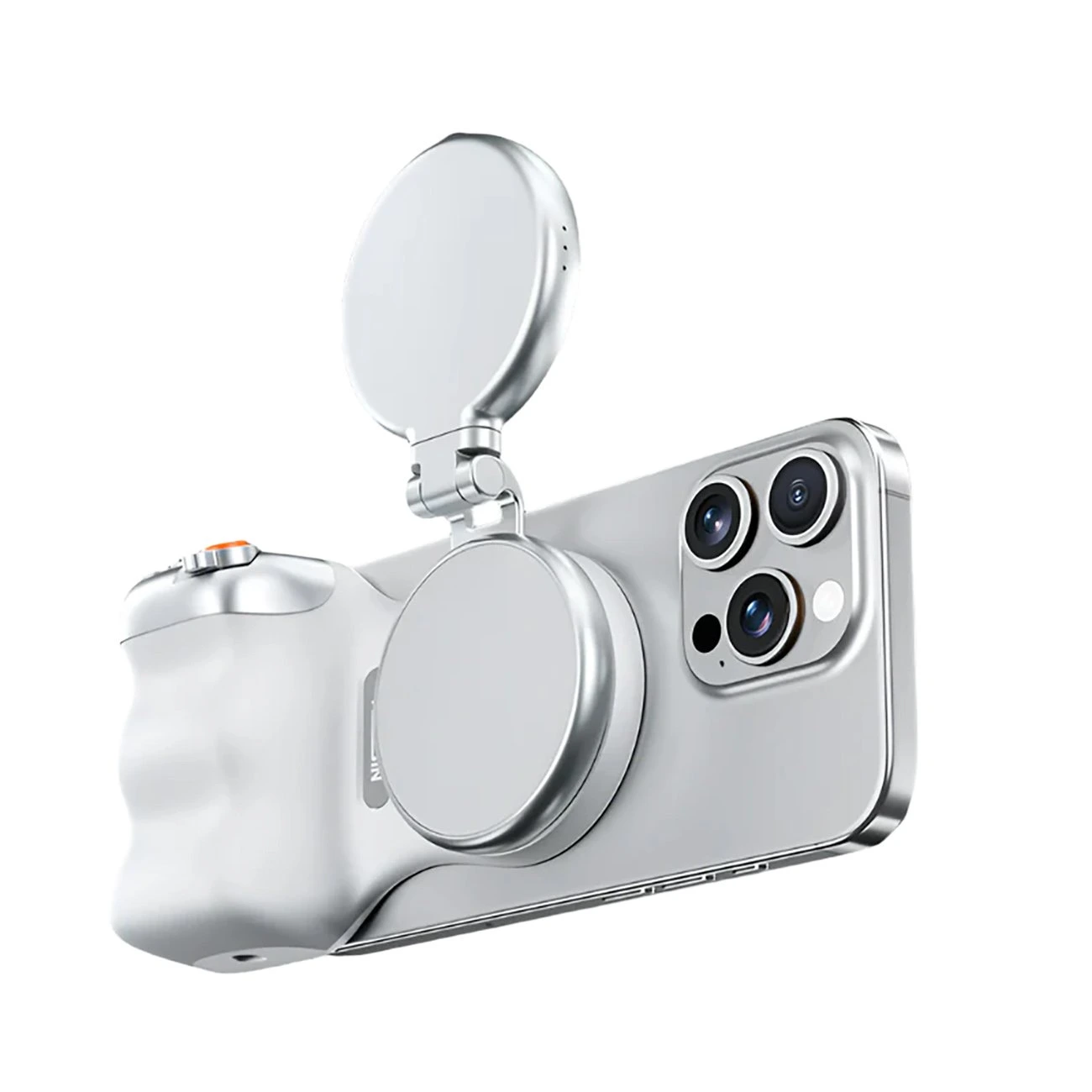 Accesorio para tomar fotos celular Telesin magnético + luz led Grip