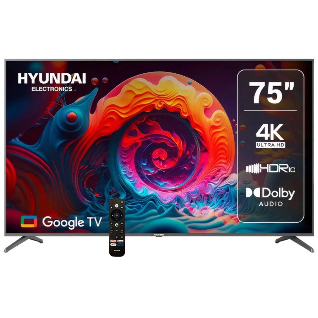 [HYLED7504QG] Televisor Hyundai QLED 75"Google Tv