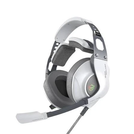 Audifonos Gamer MT-HP099 Blanco/Gris Meetion