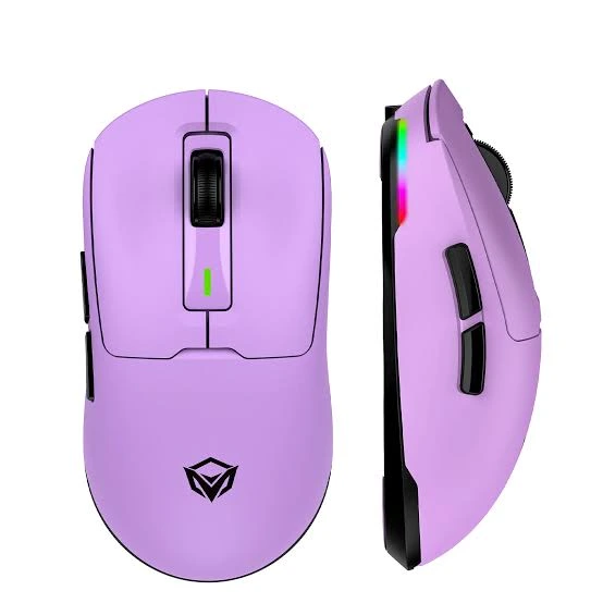 Mouse Gamer Trimodo Air GW24 Purpura Meetion