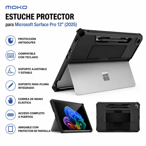 Estuche Protector Para Microsoft Surface Pro 12 – MoKo