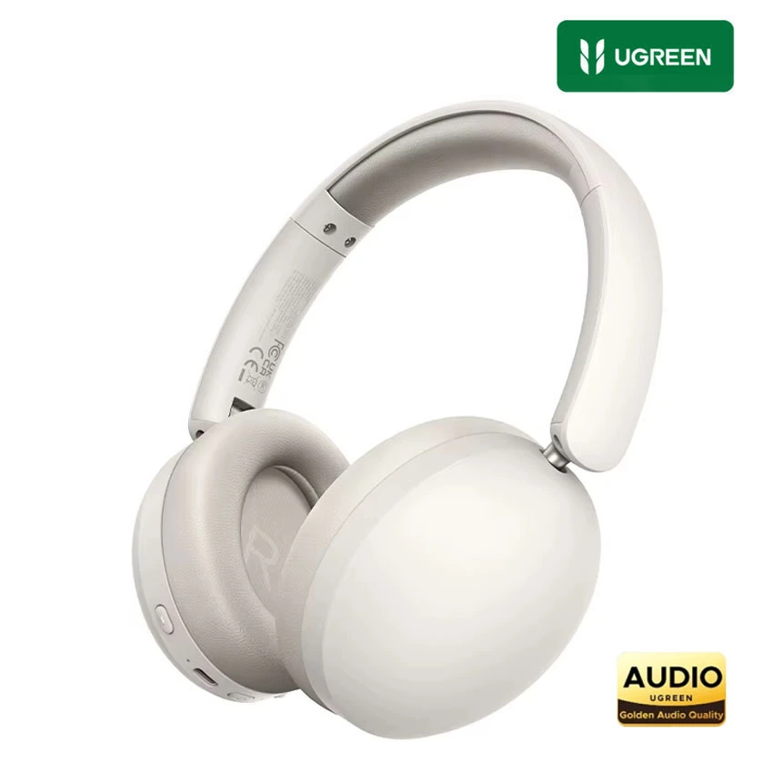 Audífono Bluetooth Tipo Diadema Studio Max2 Ugreen Beige