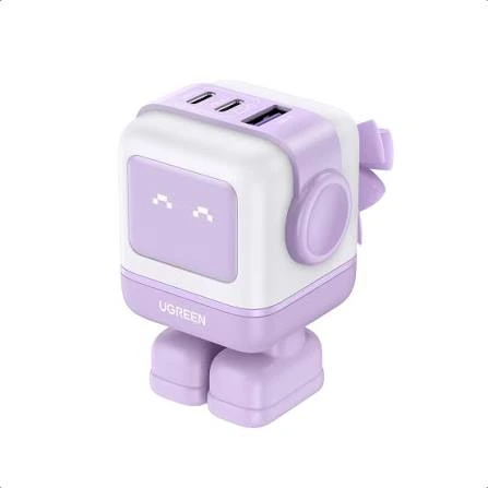 Cargador Rápido Púrpura Ugreen USB-C de 65W