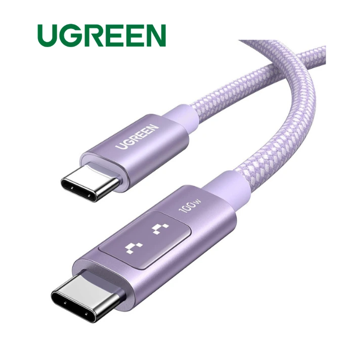 Cable de Datos Tipo C Carga Rápida Púrpura 2m Ugreen