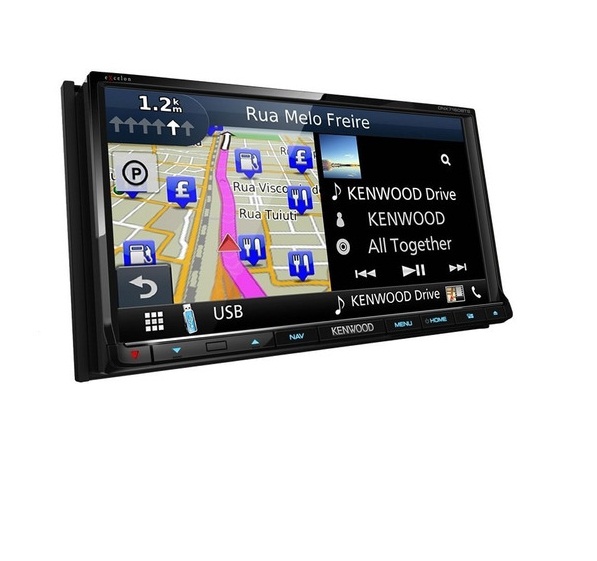 Radio De Auto Kenwood  GPS GARMIN, BT 6.95-Inch