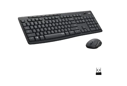 Teclado-Mouse Logitech Mk295 Wireless Usb Negro