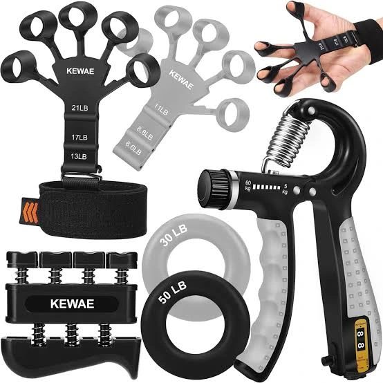 Kit de Ejercicios para Fortalecer Manos y Dedos, Ebasix