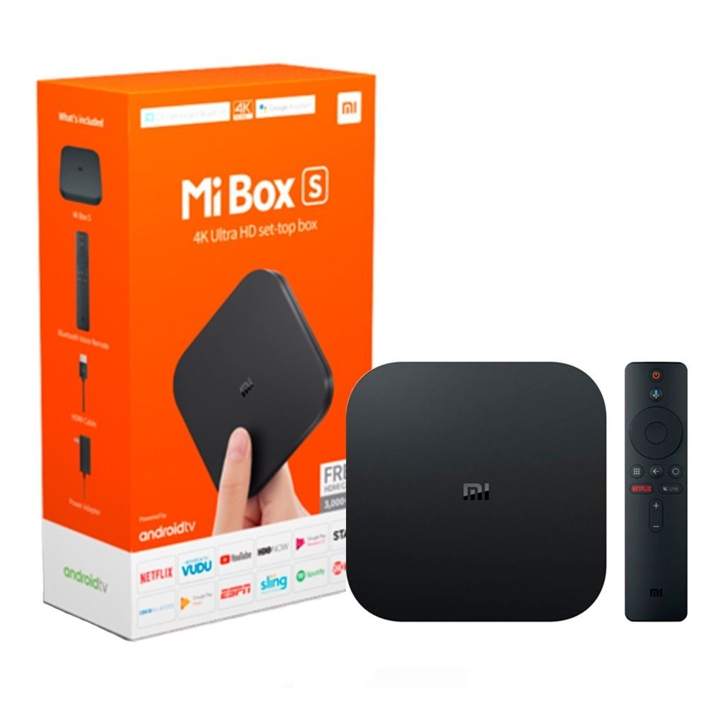 Tv Box Mi Box S Xiaomi 4K 2da generación Ultra Hd