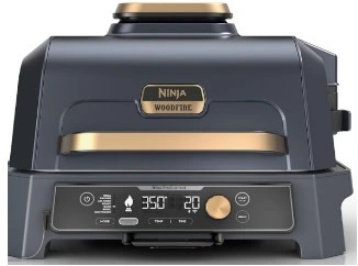 Grill Ahumador XL de Exterior Ninja Negro