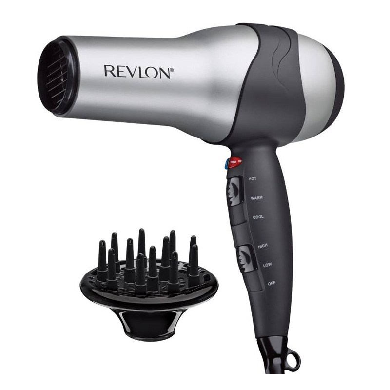 Secadora De Cabello Revlon Rv473Cp Con Difusor Turbo Voluminizador 