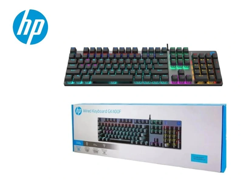 Teclado Mecanico Usb, Panel de Metal, Hp