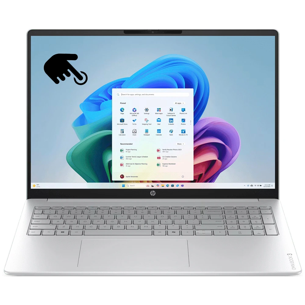 Laptop Omnibook 3 16" Touch Ryzen5 16Gbram 256Gb Ssd, Hp