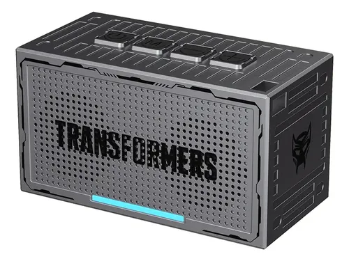 Parlante Bt Cuadrado, 5W, Plata, Transformers