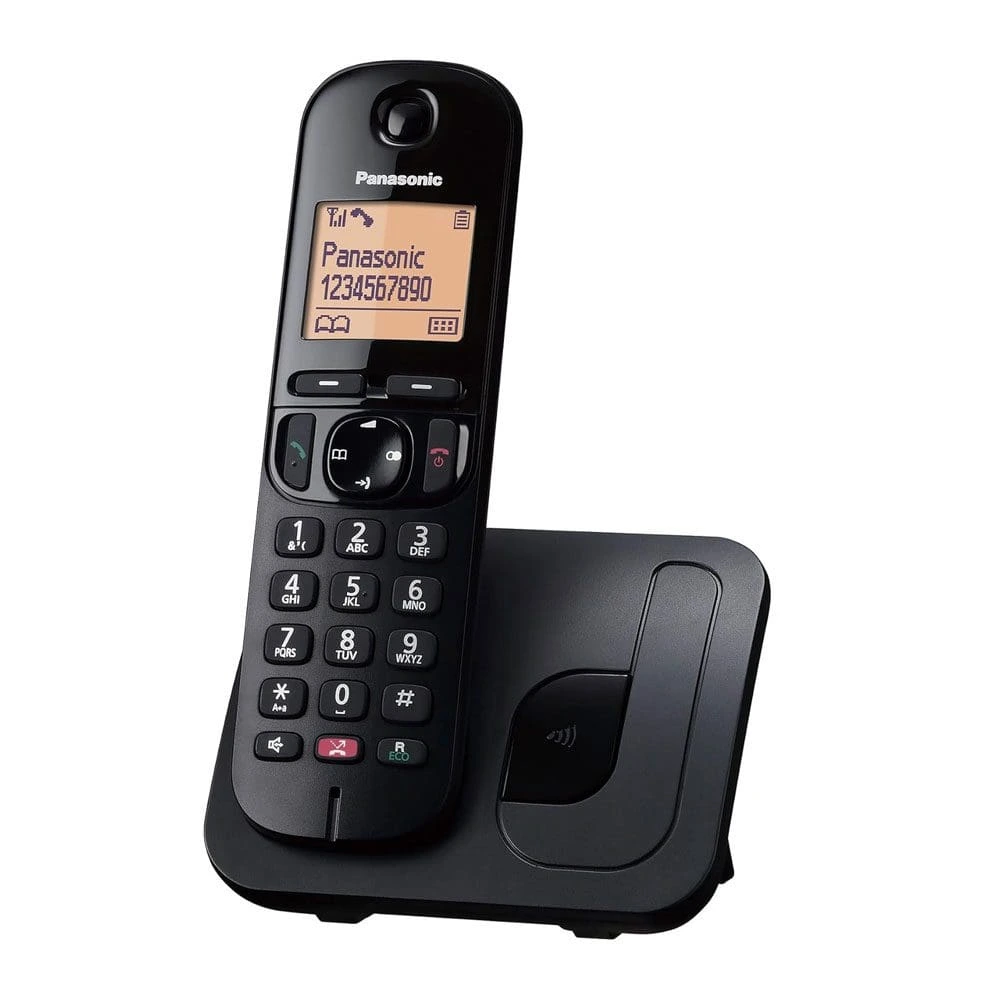 Teléfono Inalámbrico, Botón de Bloqueo de Llamadas, Identificador, Altavoz, Negro, Panasonic