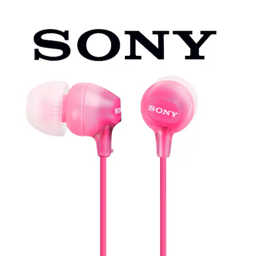 Audífono Fashion Earbuds, Rosado, Sony