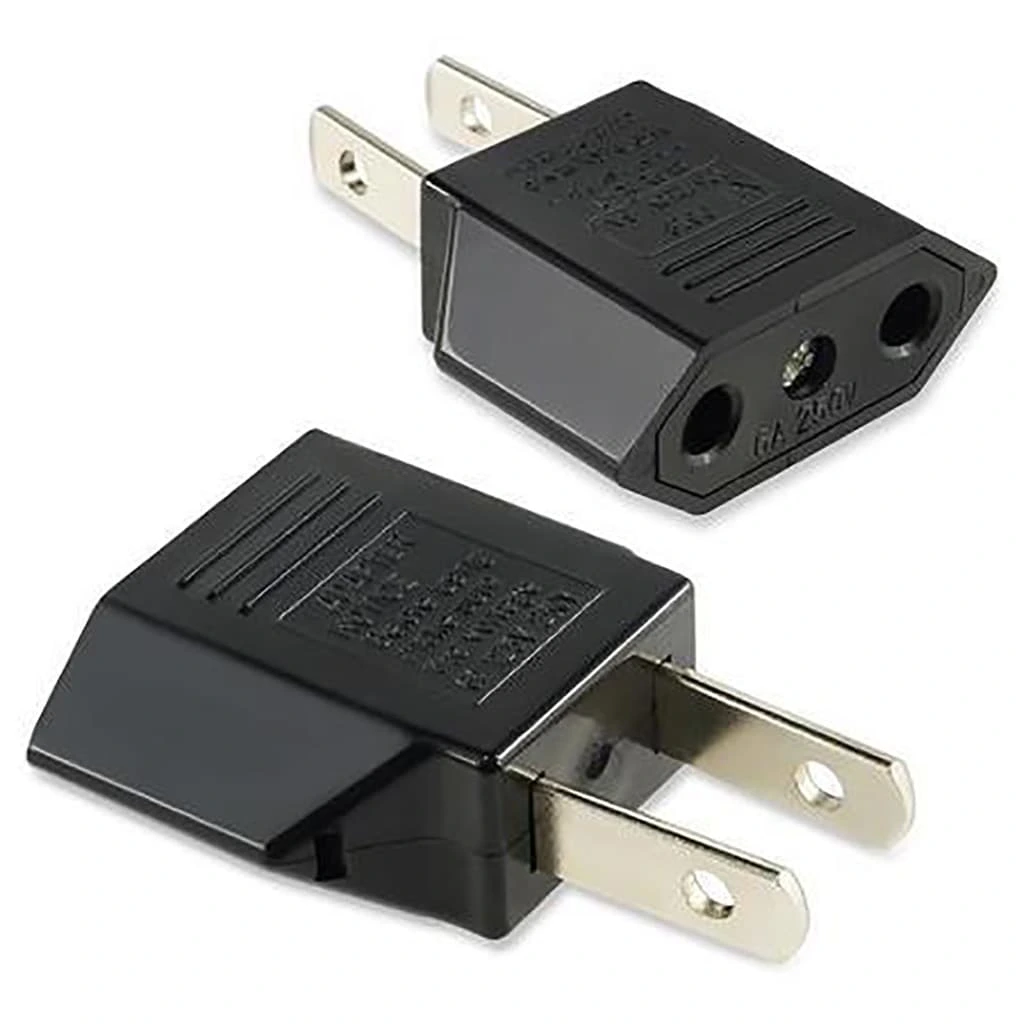 Adaptador de Enchufe Redondo a Plano, Ebasix