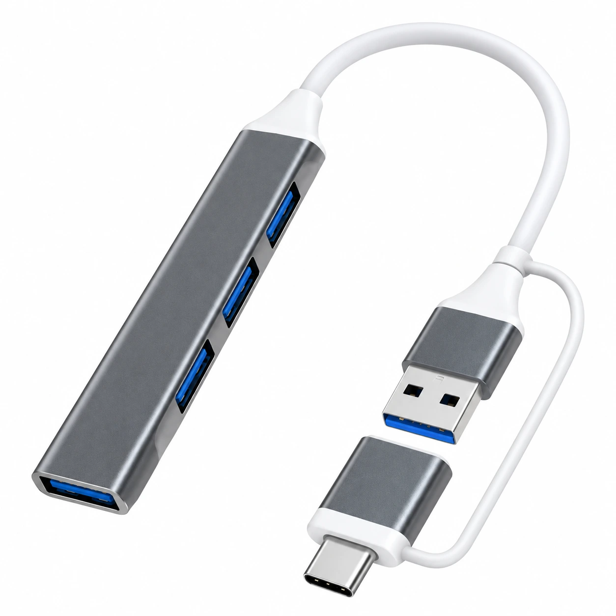 Hub 4 Puertos Usb  Entrada Tipo C