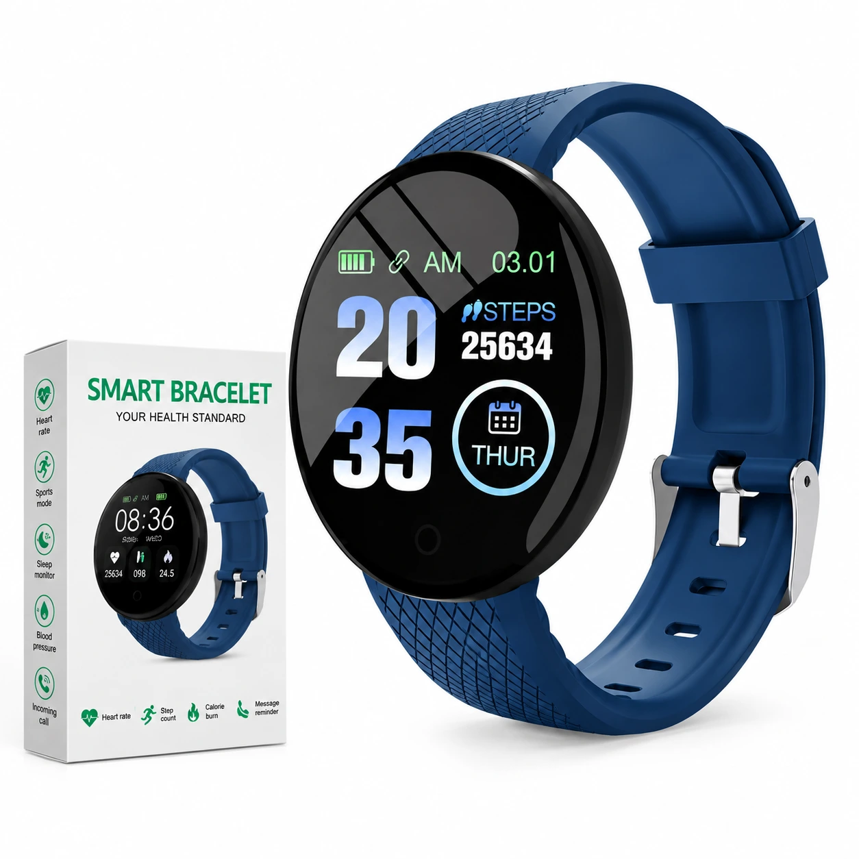 Smart Watch D18 Azul