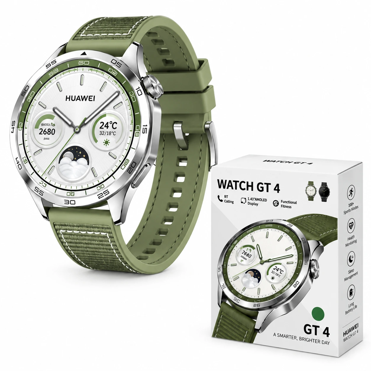 Smart Watch Gt4 Green