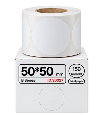 Rollo de Etiqueta Redonda T50*50-150 Round para Impresora Niimbot