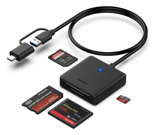 Lector de Tarjetas Sd 4 en 1, Ebasix