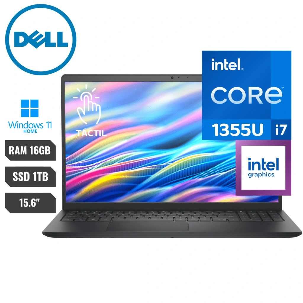 Laptop 15.6" 2K Touch Core I5 8GBRAM 512GB Ssd, Dell