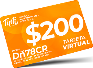 Tipti Card $200