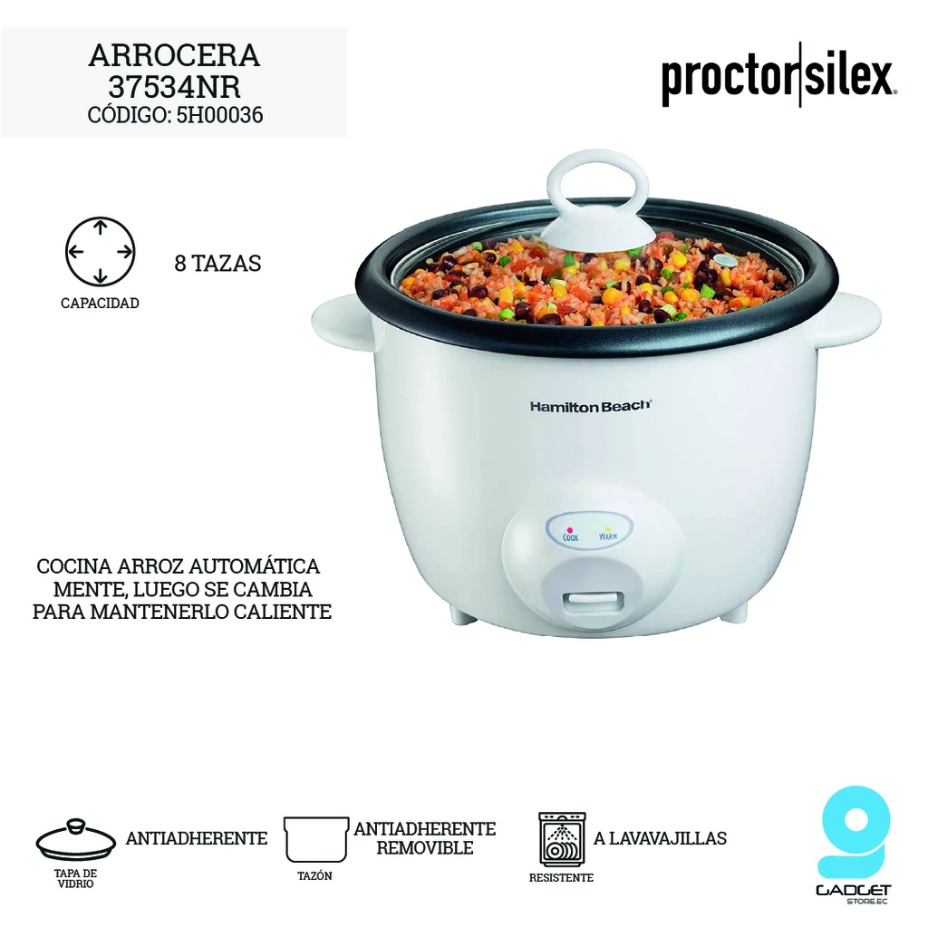 Arrocera 20Tazas 37532/37532N Proctor Silex