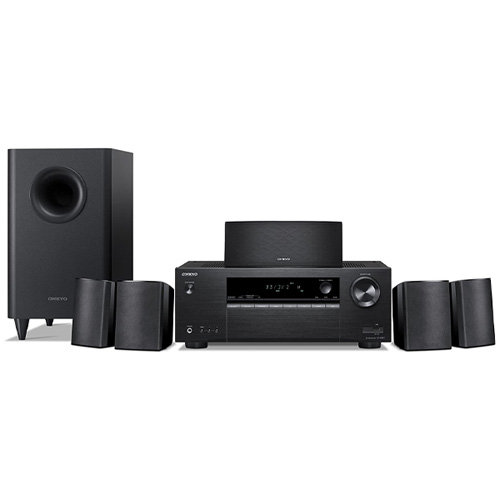 Cine En Casa Onkyo Hts-3900 5.1 Recibidor + Set 5 Parlantes + Bajo