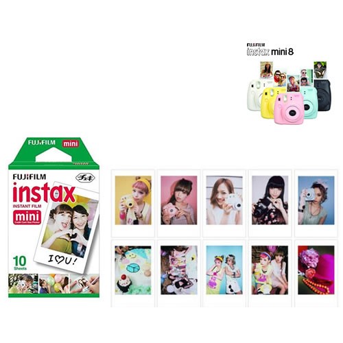 Fujifilm Papel Foto 10 Unidades Para Instax Mini