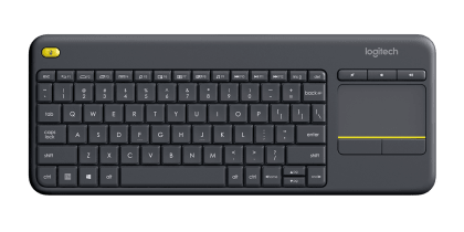 Teclado Inalámbrico Con Trackpad Logitech K400 Plus Touchpad Pc Smart Tv